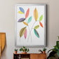 Color Pop Leaves IV - Modern Framed Canvas Print