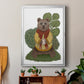 Hot Chocolate Bear - Modern Framed Canvas Print