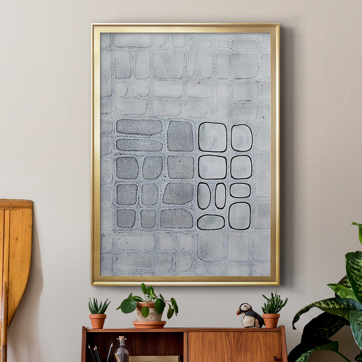 Lumen Colour II - Modern Framed Canvas Print