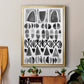 Grey Arches I - Modern Framed Canvas Print