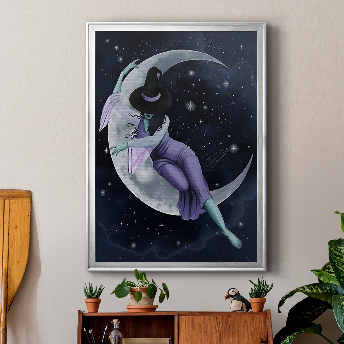 Star Sorceress II - Modern Framed Canvas Print