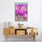 Magenta Stem - Framed Premium Gallery Wrapped Canvas L Frame - Ready to Hang