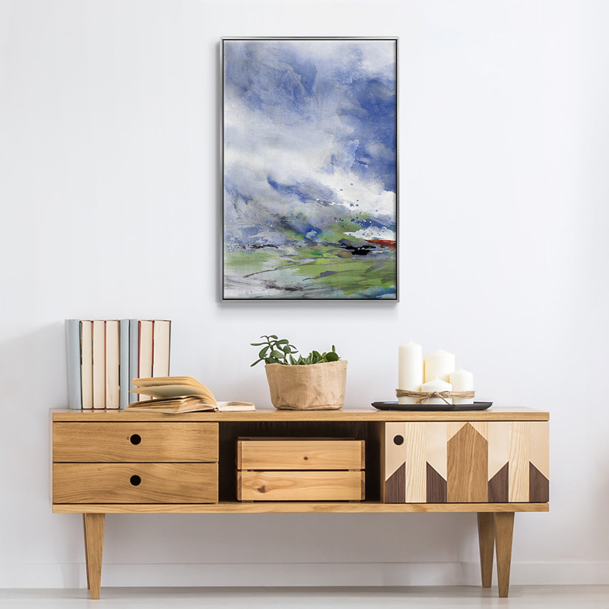 Spring Air I -  Framed Canvas Print