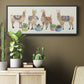 Llama Party - Floater Framed Canvas Print