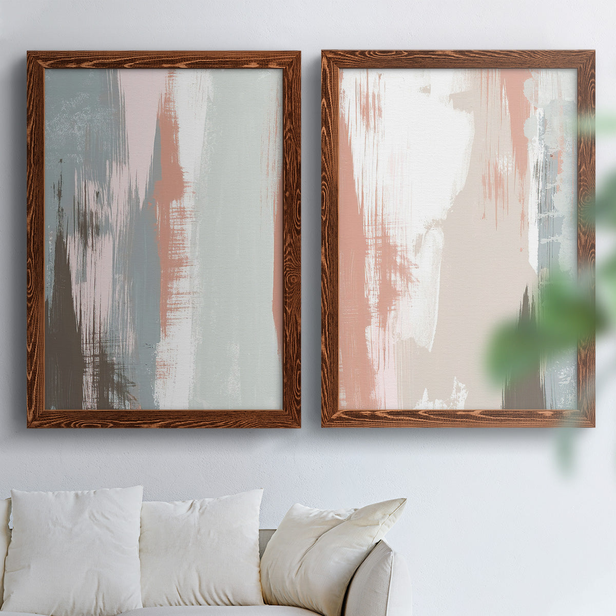 Sandstone Peel I - Premium Framed Canvas 2 Piece Set - Ready to Hang