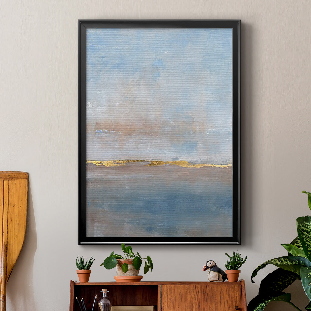 Visible Horizon II - Modern Framed Canvas Print