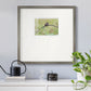 Resting Sparrow- Premium Framed Print Double Matboard