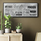 Laundry Rules - Floater Framed Canvas Print