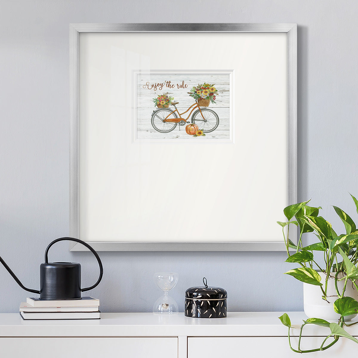 Harvest Bike Premium Framed Print Double Matboard