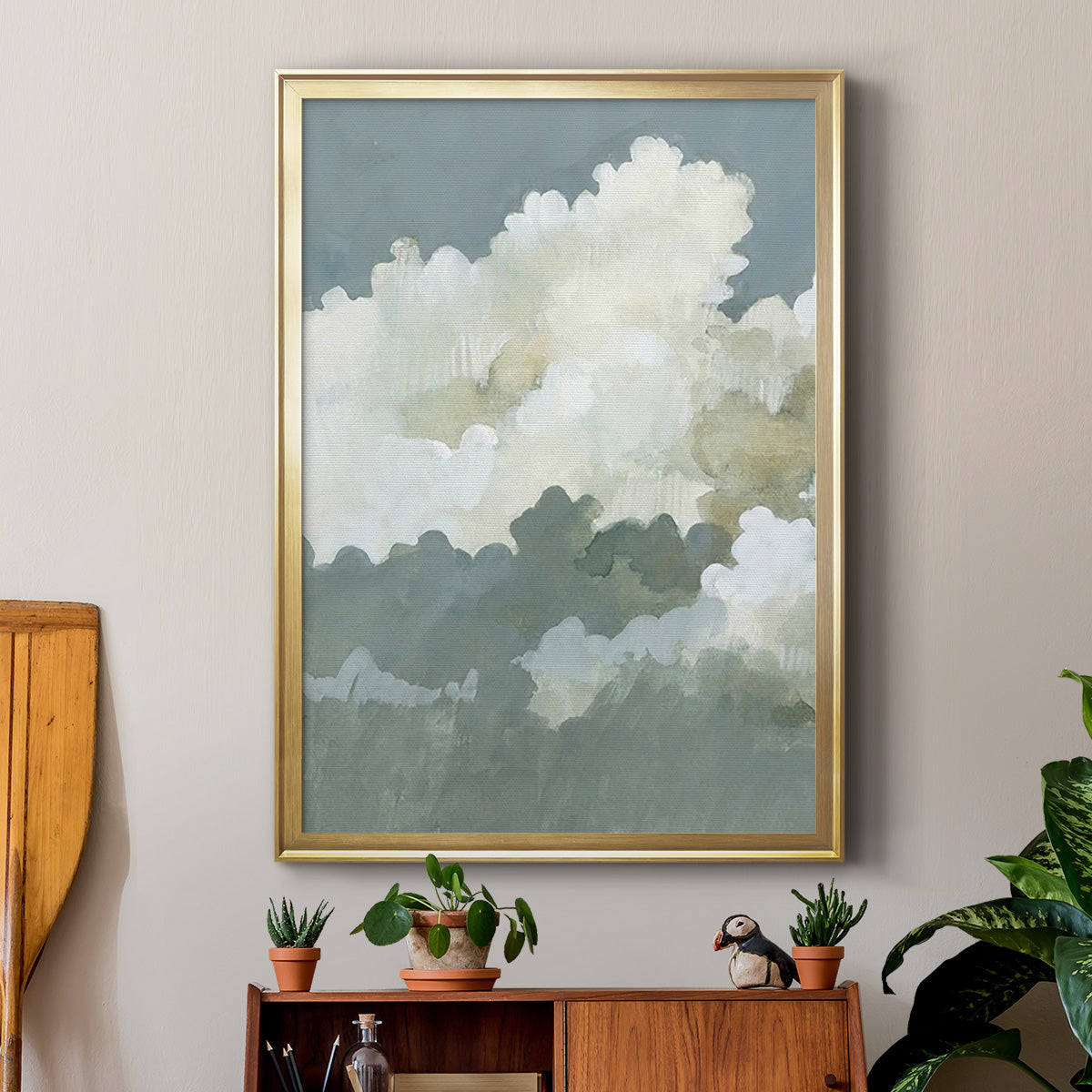Big Clouds I -  Framed Canvas Print