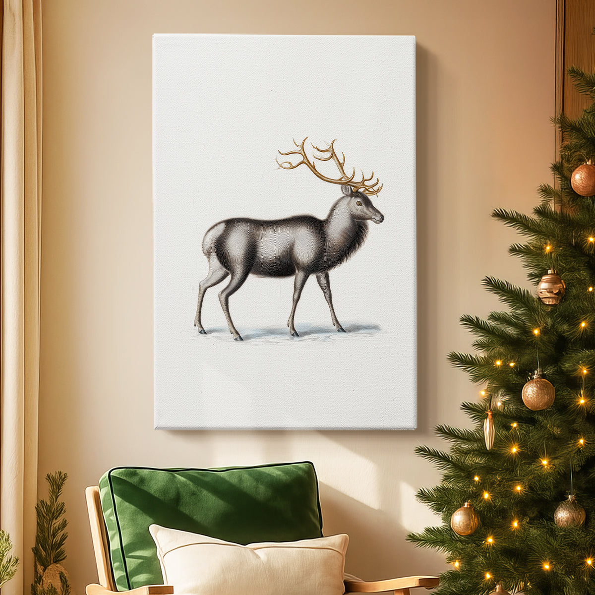 Pearled Night at Midnight - Canvas Art Print