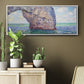 The Manneport at High Tide, 1885 - Floater Framed Canvas Print