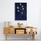 Indigo 1 - Floater Framed Canvas Print