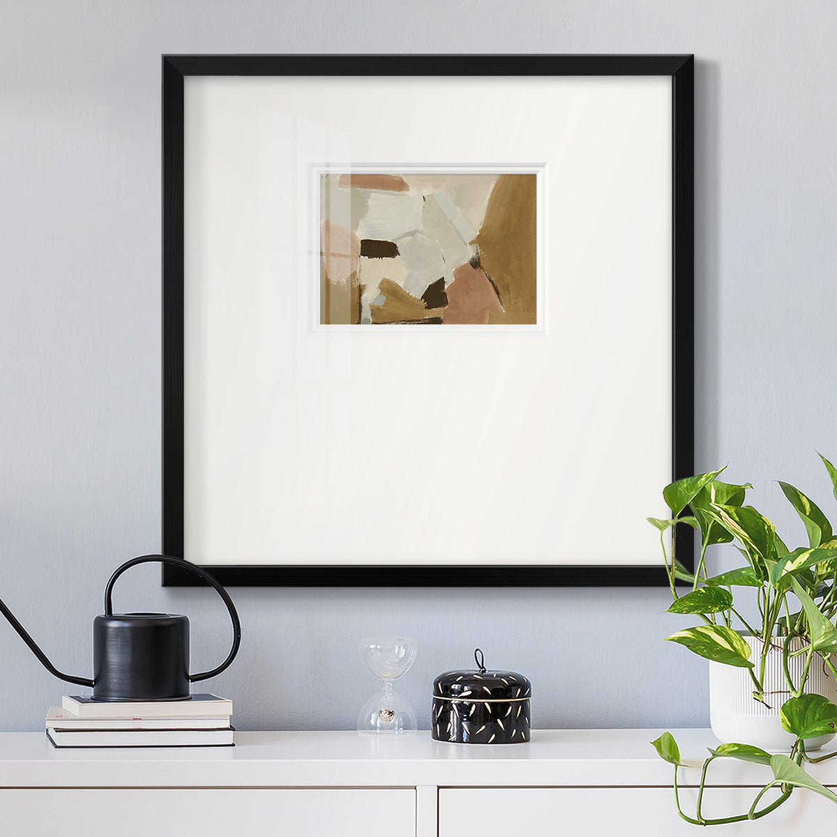 Almondine I Premium Framed Print Double Matboard