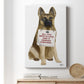 Love and German Shepherd Premium Gallery Wrapped Canvas - Ready to Hang