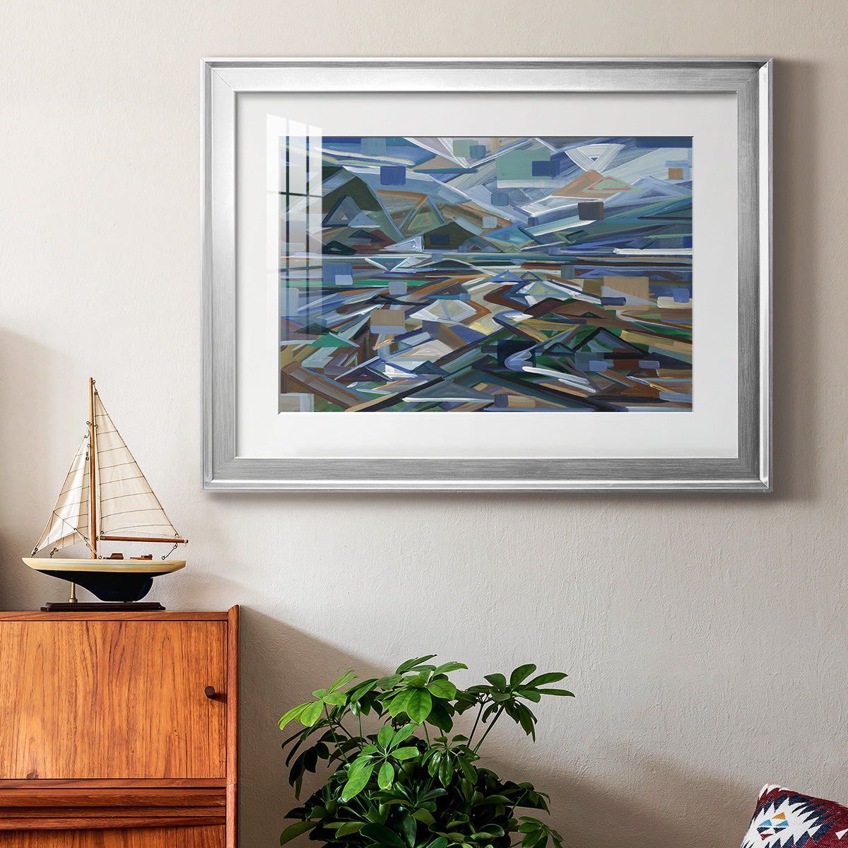 Low Tide - Modern Framed Art Print