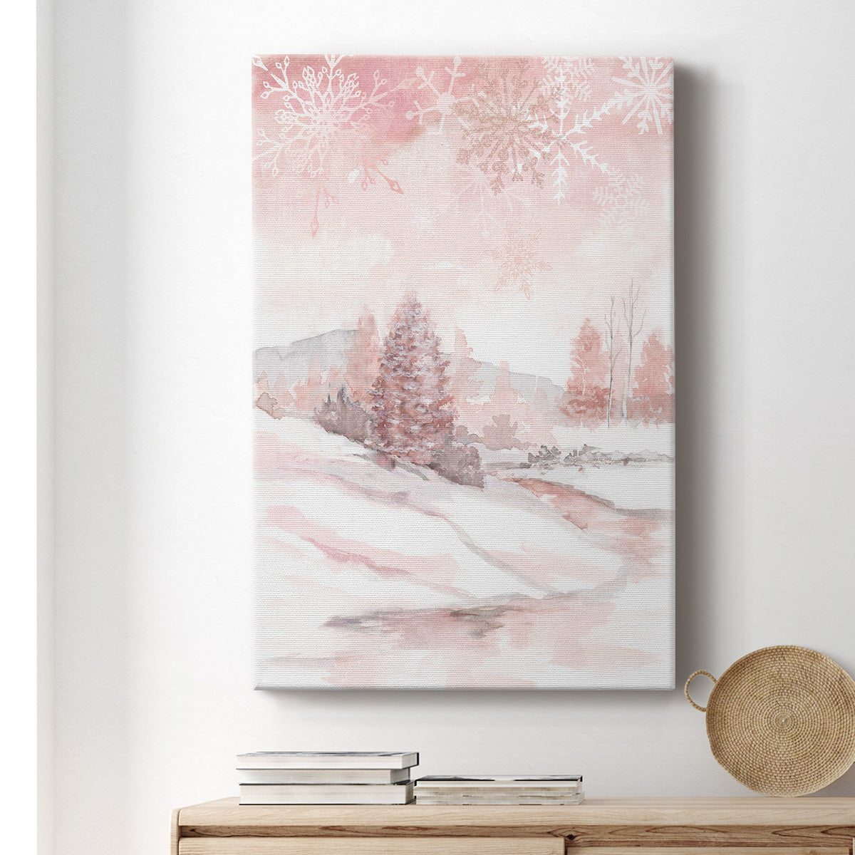 Blush Winter Premium Gallery Wrapped Canvas - Ready to Hang