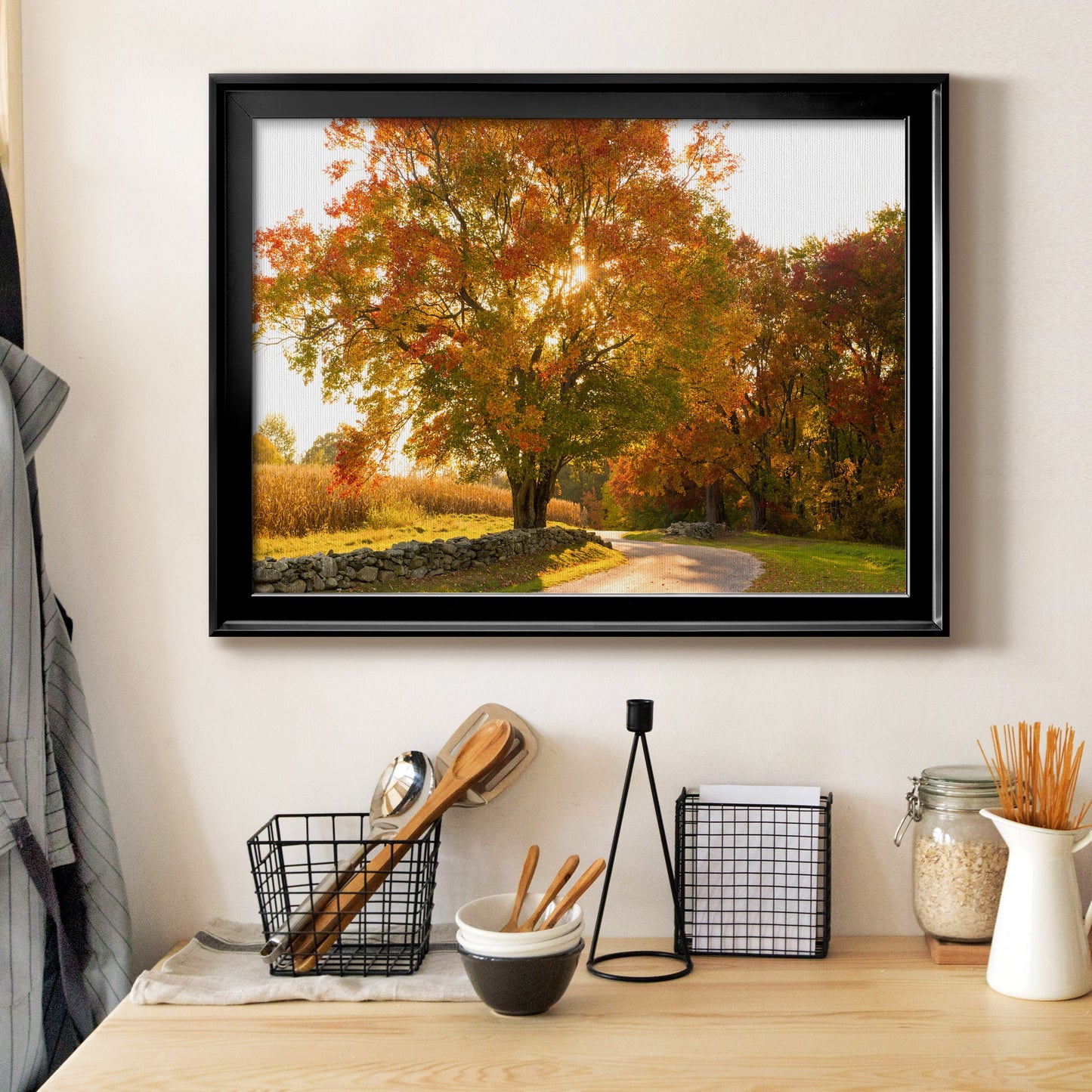 Maple Tree Drive Premium Classic Framed Canvas - Ready to Hang