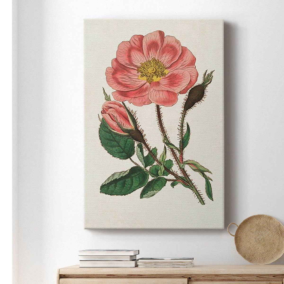 Pink Floral Mix IX - Canvas Art Print