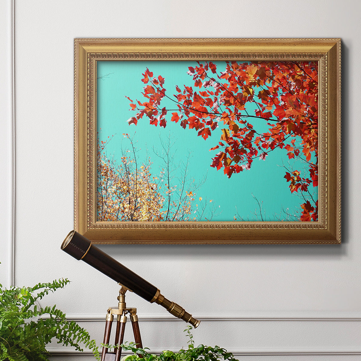 Autumn Tapestry I - Ornate Framed Canvas Print