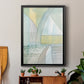 Mint Reflection II - Modern Framed Canvas Print