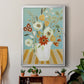 Joyful Blossoms I - Modern Framed Canvas Print