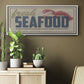 Shoreline Signs I - Floater Framed Canvas Print