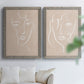 Curly Face I - Premium Framed Canvas 2 Piece Set - Ready to Hang