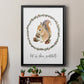 Harvest Home Squirrel - Modern Framed Canvas Print