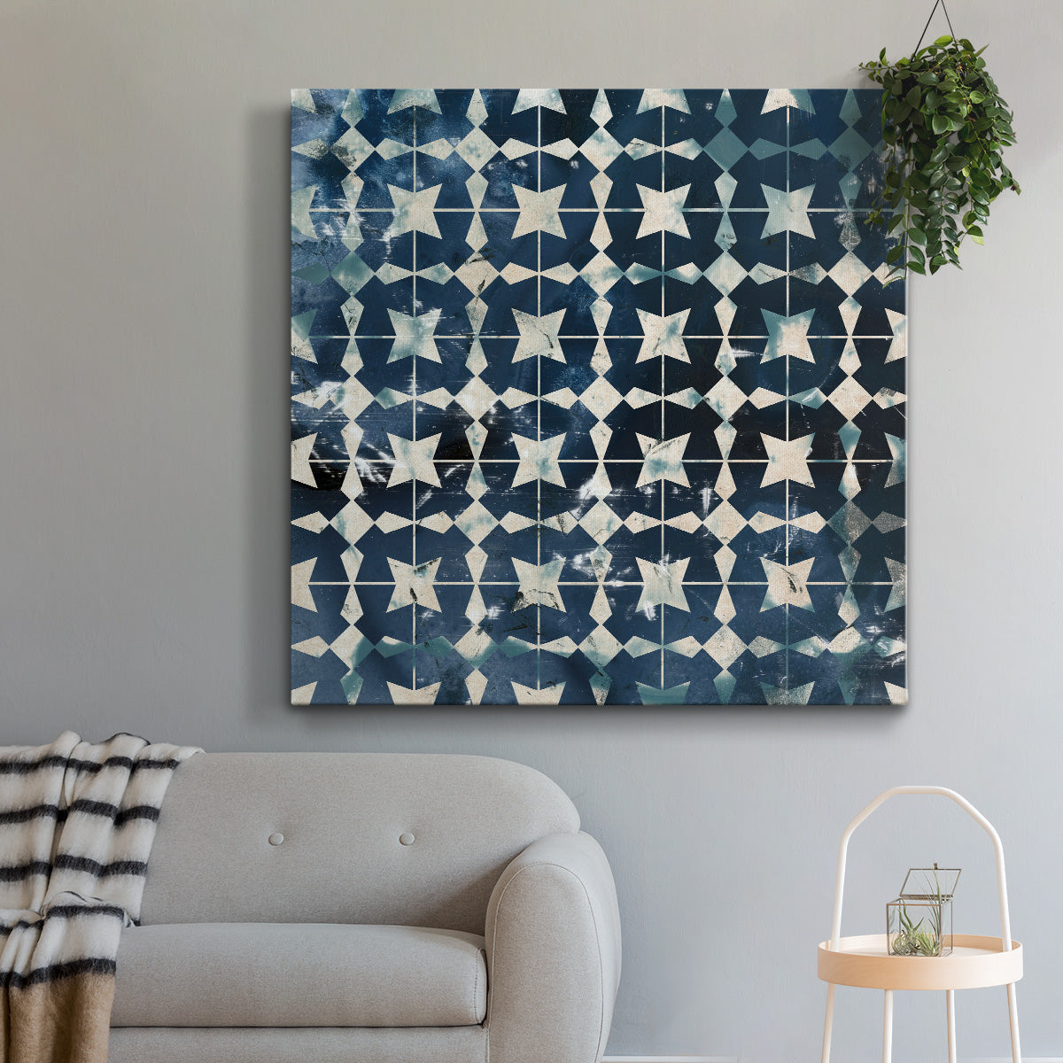 Tile-Dye I - Canvas Art Print