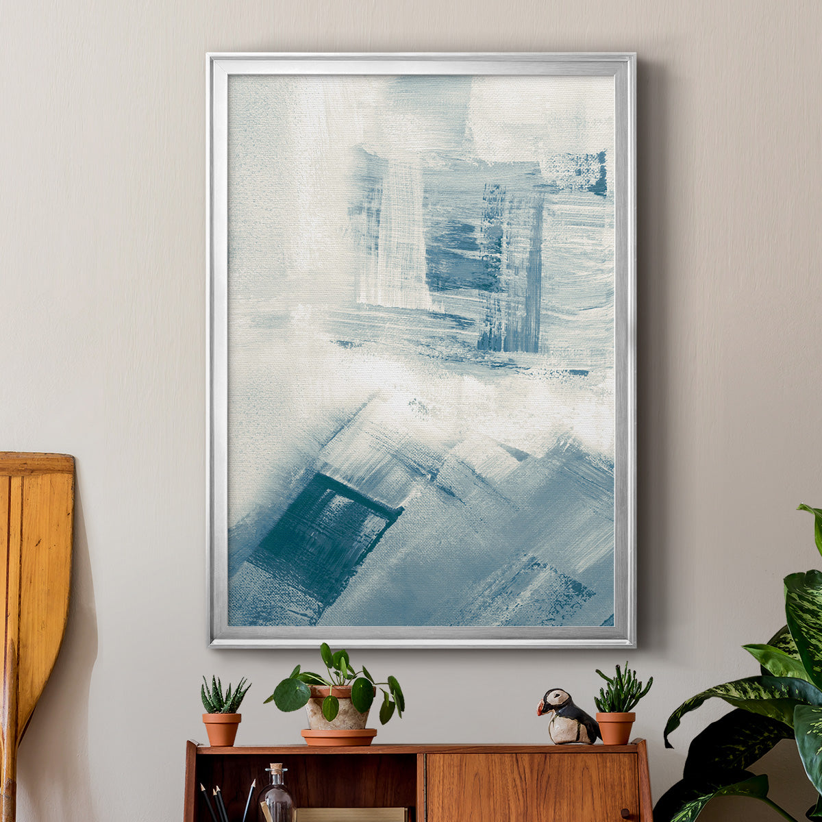 Wind Blown II - Modern Framed Canvas Print