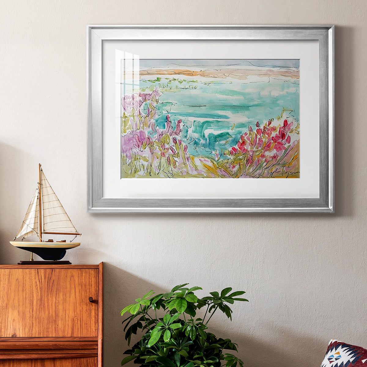 On a Whim, Fly Premium Framed Print - Ready to Hang