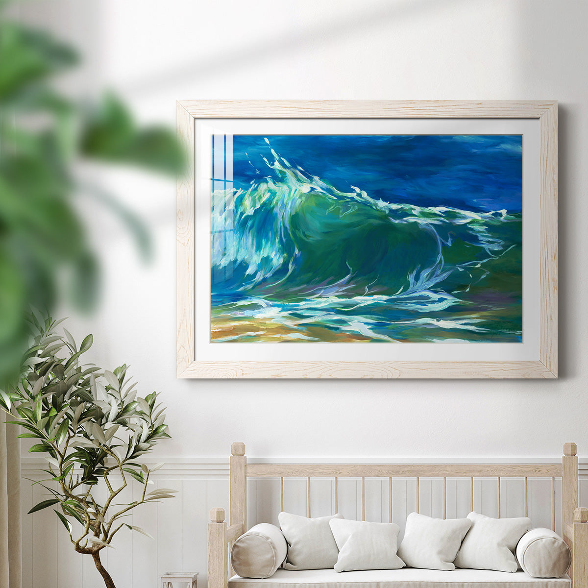Green Flash - Barnwood Framed Art Print