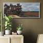 The Road and the House - Floater Framed Canvas Print