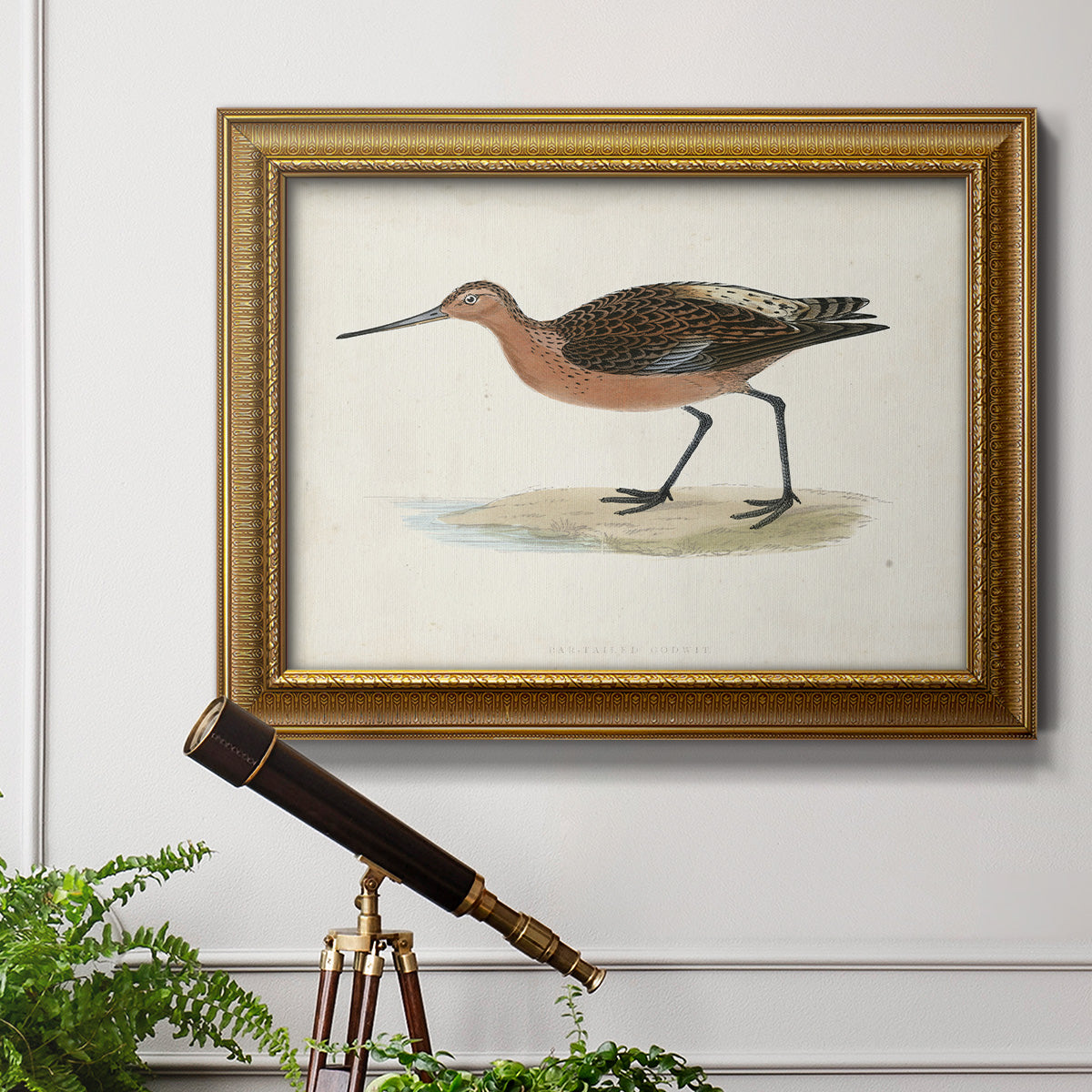 Morris Sandpipers II Premium Framed Canvas- Ready to Hang