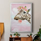Floral Fun II - Modern Framed Canvas Print