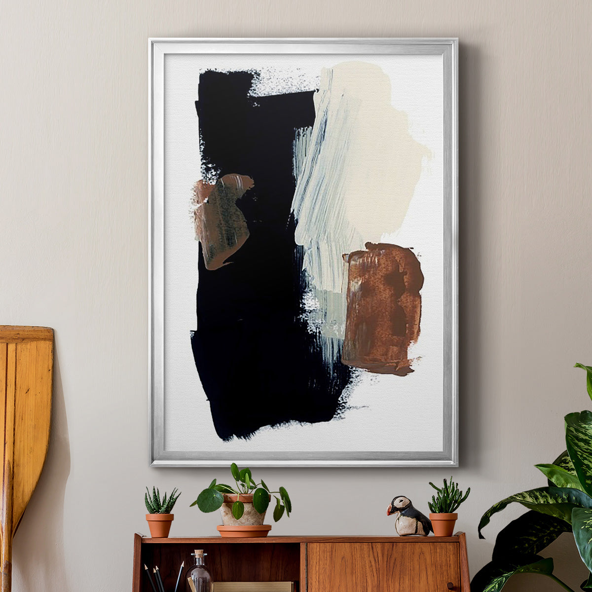 Goldenrod Patch I - Modern Framed Canvas Print