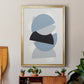 Shapely Blues I - Modern Framed Canvas Print
