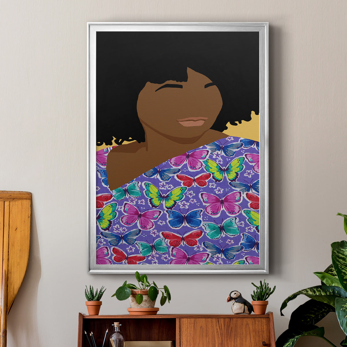 Care Giver II - Modern Framed Canvas Print