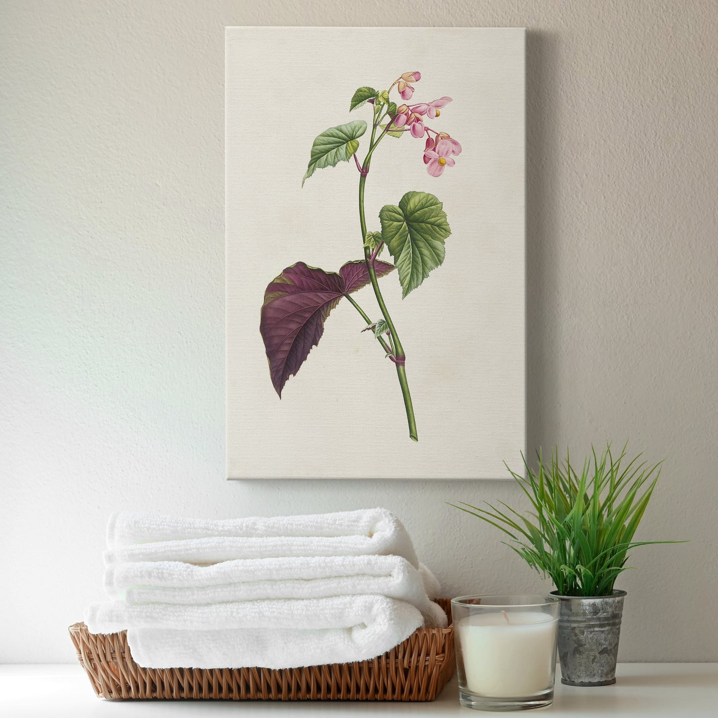 Pretty Pink Botanicals VI Premium Gallery Wrapped Canvas - Ready to Hang