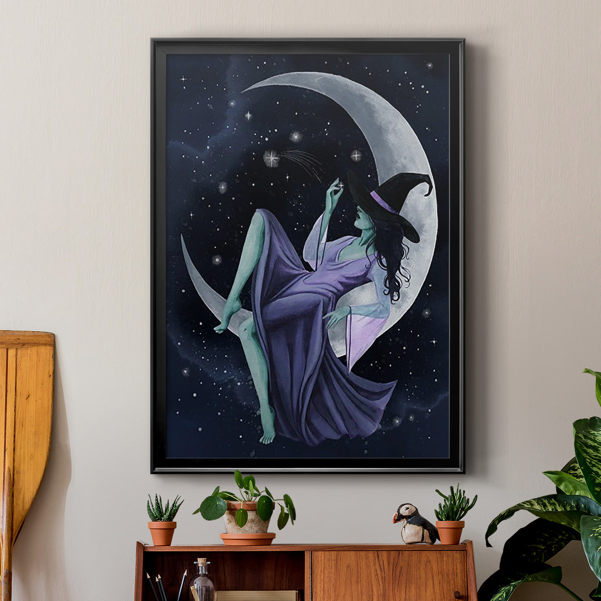 Star Sorceress I - Modern Framed Canvas Print