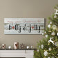 Holly & Jolly Premium Gallery Wrapped Canvas - Ready to Hang