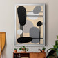 Interconnected Shapes I - Modern Framed Canvas Print