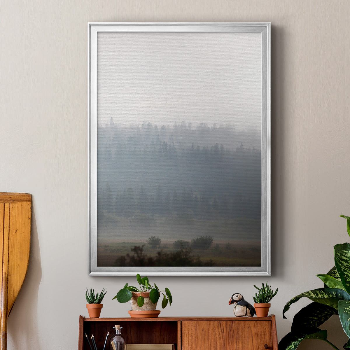 Morning Glow I - Modern Framed Canvas Print