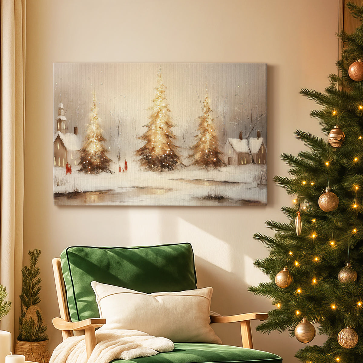 Gilded Dusk at Eve - Canvas Art Print