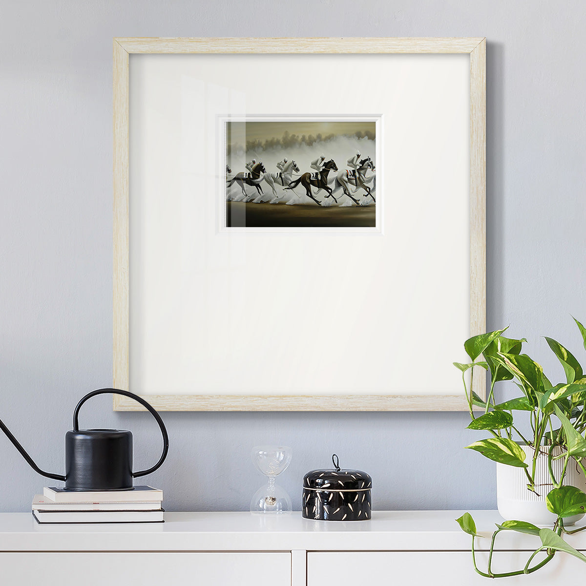 Dusty Race Premium Framed Print Double Matboard