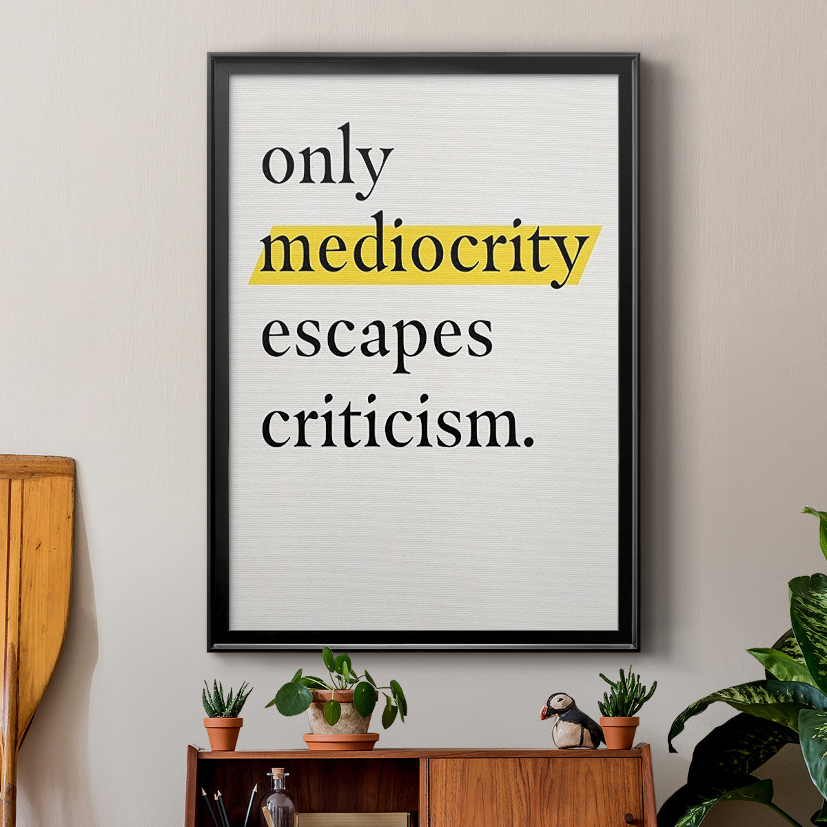 Bro-Inspo II - Modern Framed Canvas Print