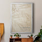 Ocean Calling Palms - Modern Framed Canvas Print