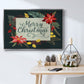 Bright Christmas Night  I - Framed Gallery Wrapped Canvas in Floating Frame