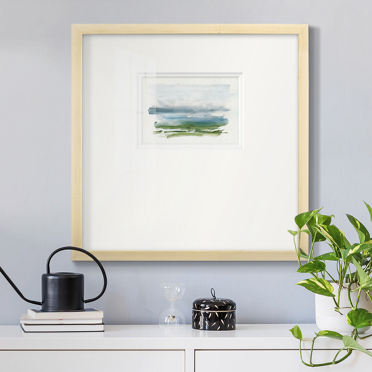 Coastline Splash III Premium Framed Print Double Matboard